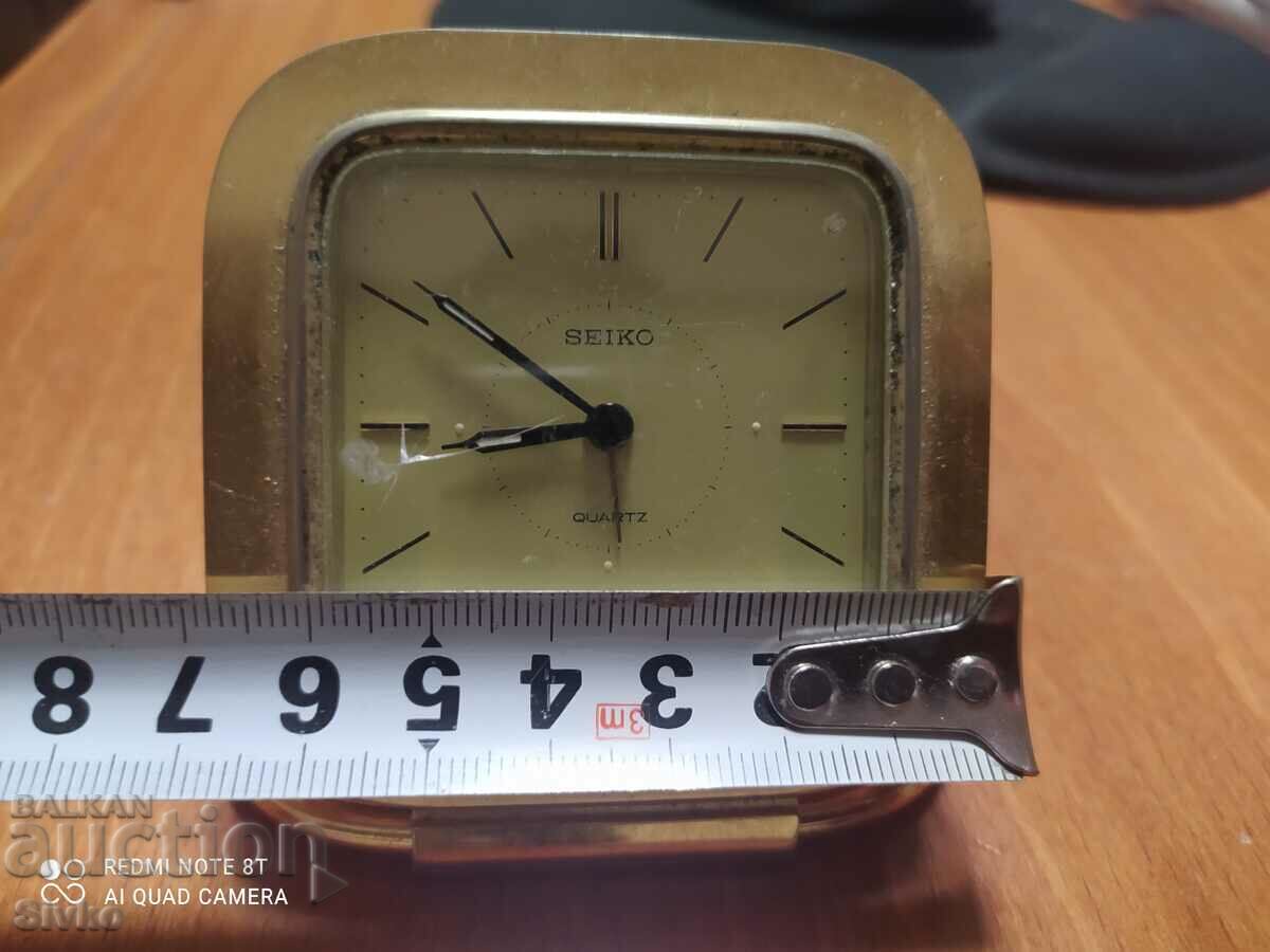 SEIKO vintage travel desk clock with price 9.99 BGN | € 5.11