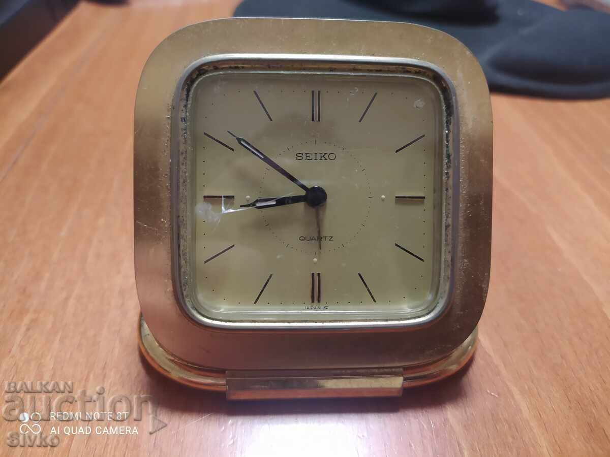 SEIKO vintage επιτραπέζιο ρολόι ταξιδιού