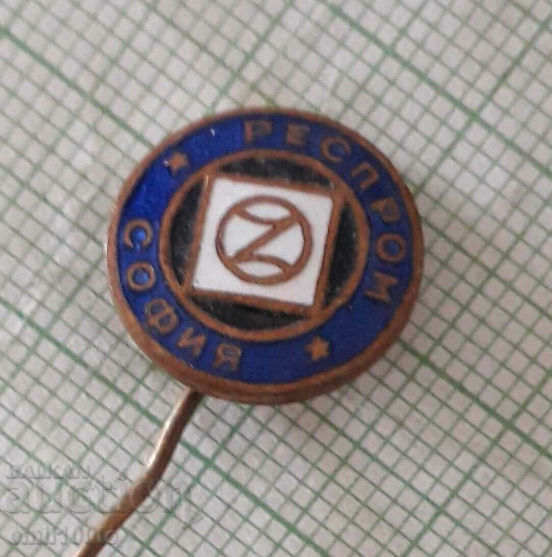 Badge - Resprom Sofia with price 2.00 BGN | € 1.02 Badge - Resprom Sofia with price 2.00 BGN | € 1.02