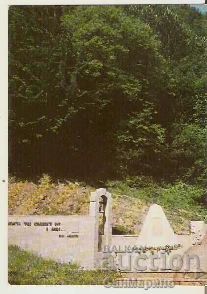 Card Bulgaria Teteven Monument to Sava Mladenov*