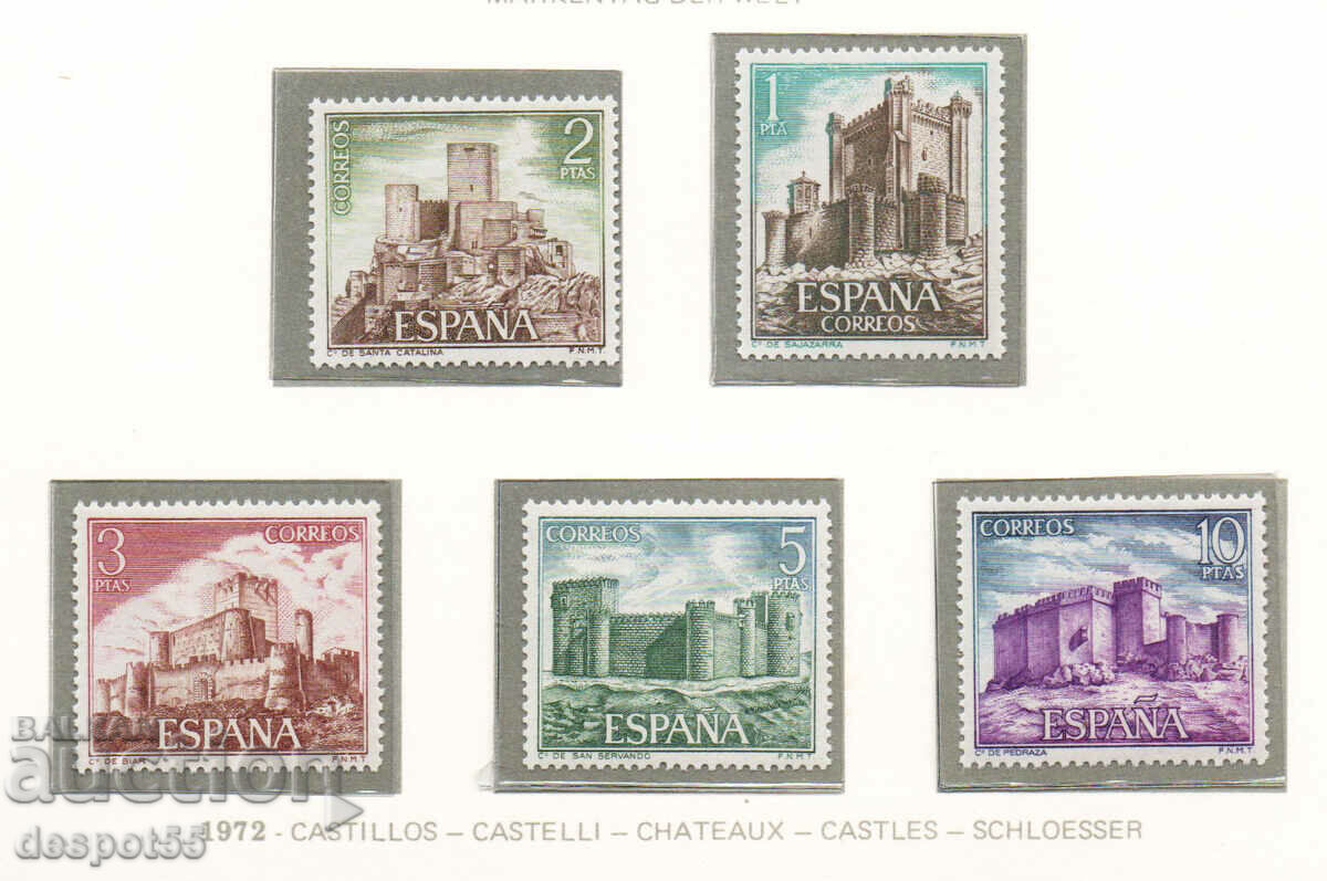 1972. Испания. Крепости.