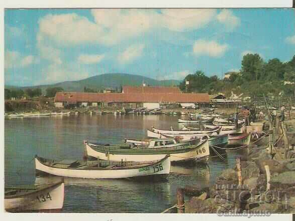 Βουλγαρία κάρτα Michourin Ψαράς της Wharf *