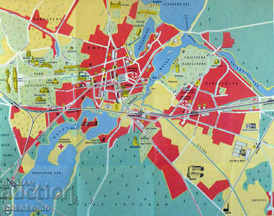 РЕКЛАМНА ДИПЛЯНА: SANSSOUCI / POTSDAM - 6 РЕКЛАМНА ДИПЛЯНА: SANSSOUCI / POTSDAM - 6