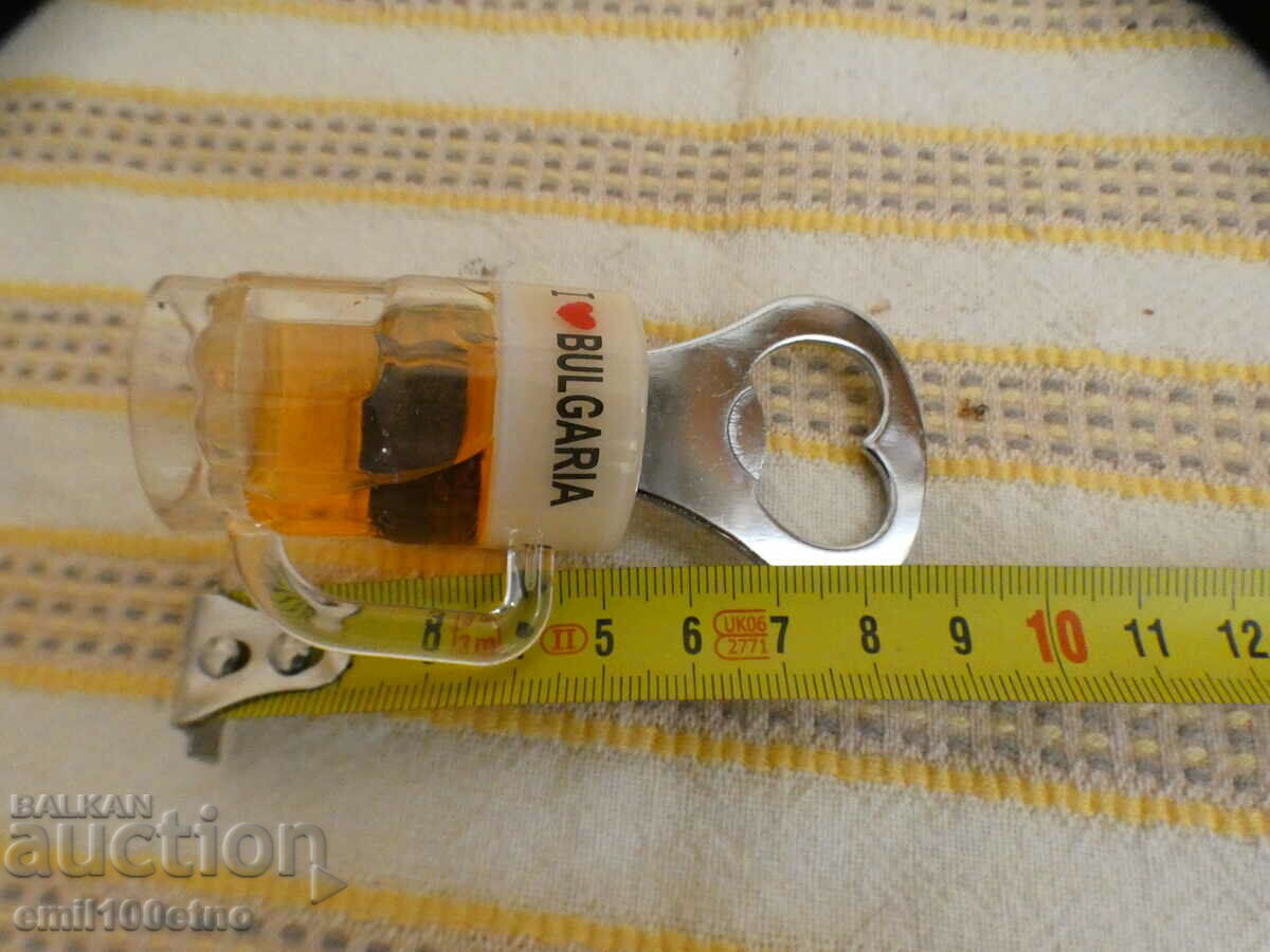 Auction Beer mug opener fridge magnet I love Bulgaria Auction Beer mug opener fridge magnet I love Bulgaria