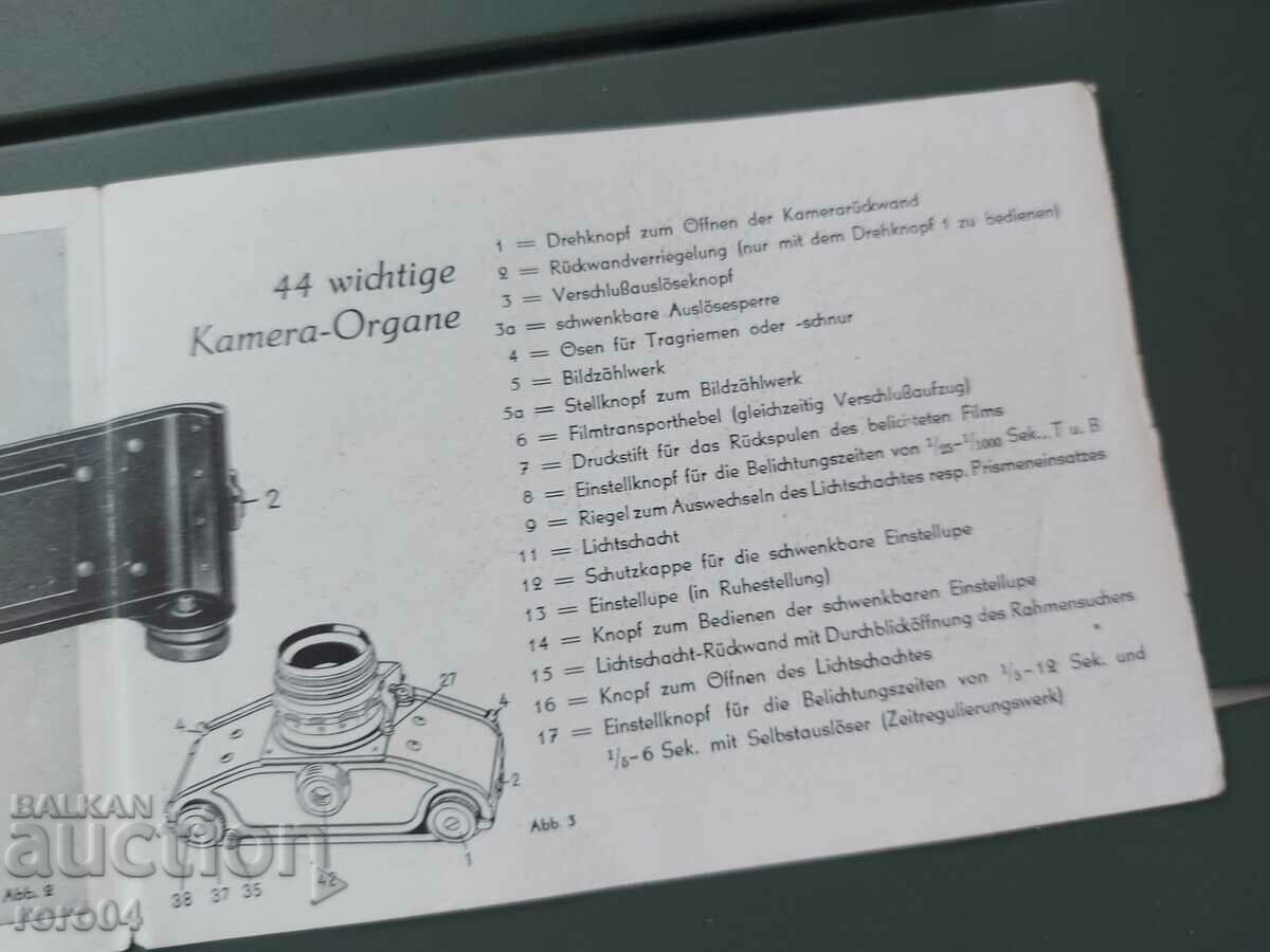 EXAKTA - PHOTO - BROCHURE - INSTRUCTION - 7 EXAKTA - PHOTO - BROCHURE - INSTRUCTION - 7