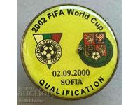 34948 България знак футболен мач Чехия България 2002г.
