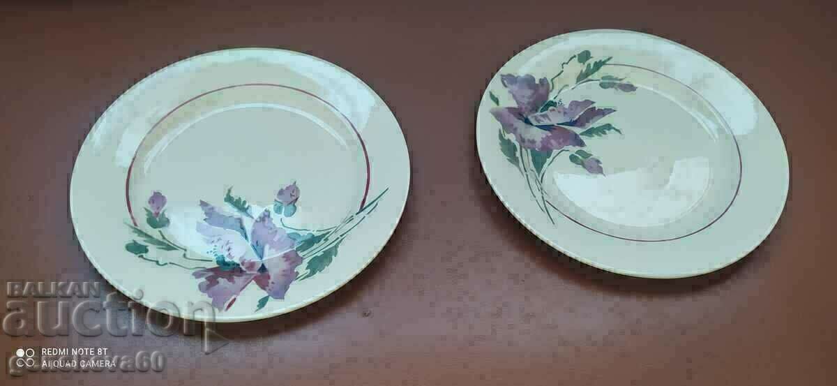 Delivery of TWO Beautiful FRANCE porcelain plates Delivery of TWO Beautiful FRANCE porcelain plates