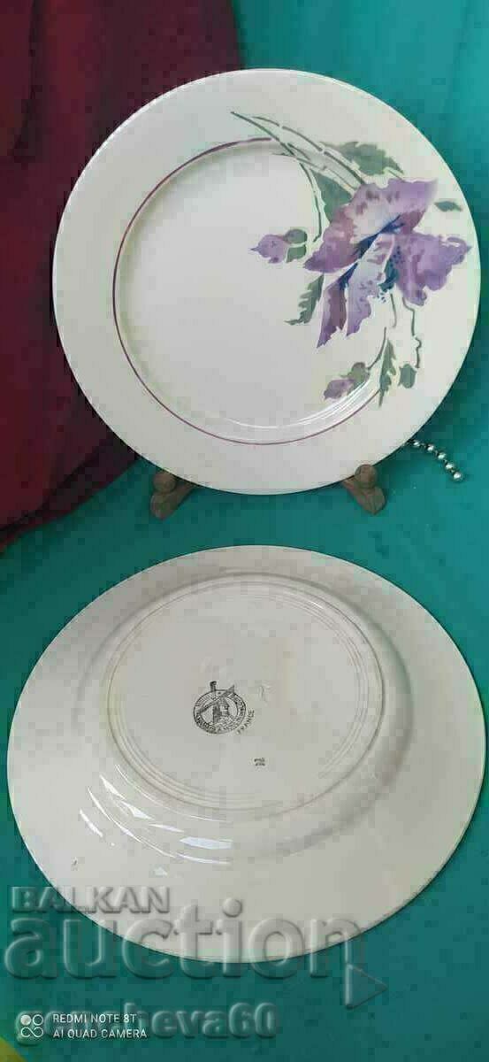 TWO Beautiful FRANCE porcelain plates - 7 TWO Beautiful FRANCE porcelain plates - 7