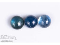 3 pcs blue sapphire 1.09ct cabochon heated #3