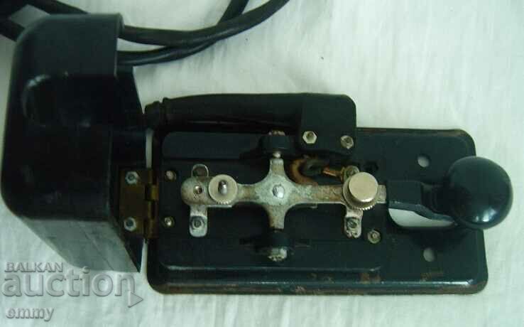 Old morse key, morse manipulator, apparatus - 5 Old morse key, morse manipulator, apparatus - 5