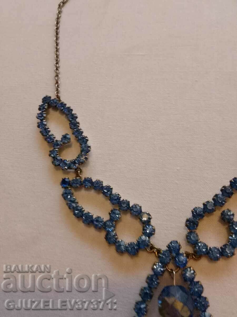 1930s/1940s Vintage Crystal Breastplate Necklace - 7 1930s/1940s Vintage Crystal Breastplate Necklace - 7