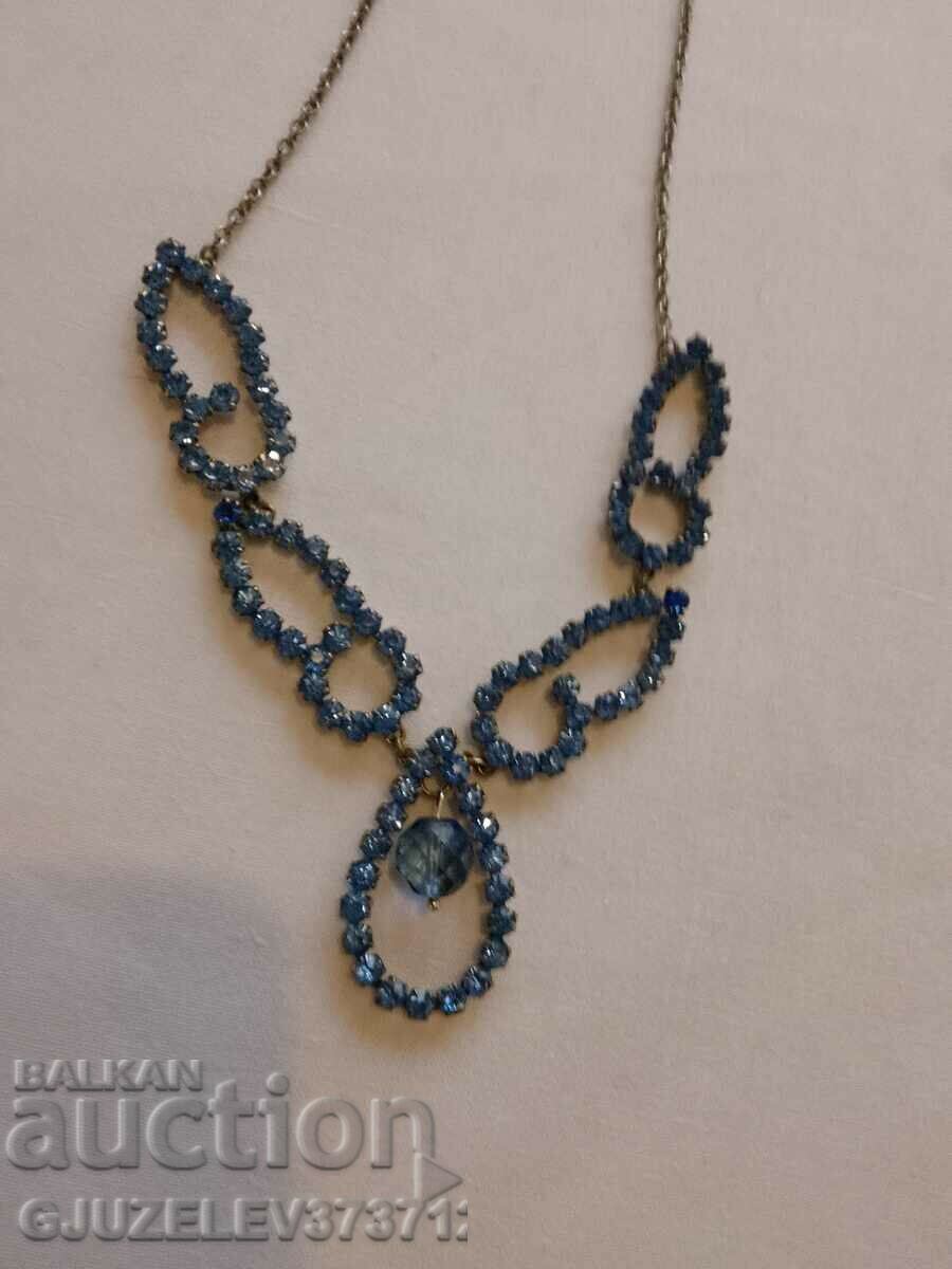 1930s/1940s Vintage Crystal Breastplate Necklace