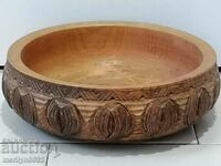 Wooden bowl, bowl wooden bowl wood, harbor