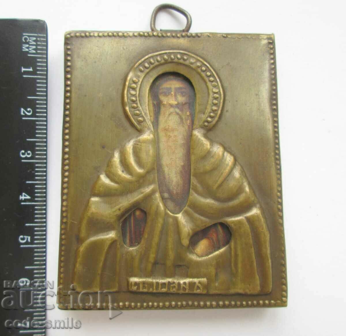 Old small icon icon of St. Ioan Rila Kingdom of Bulgaria - 5 Old small icon icon of St. Ioan Rila Kingdom of Bulgaria - 5