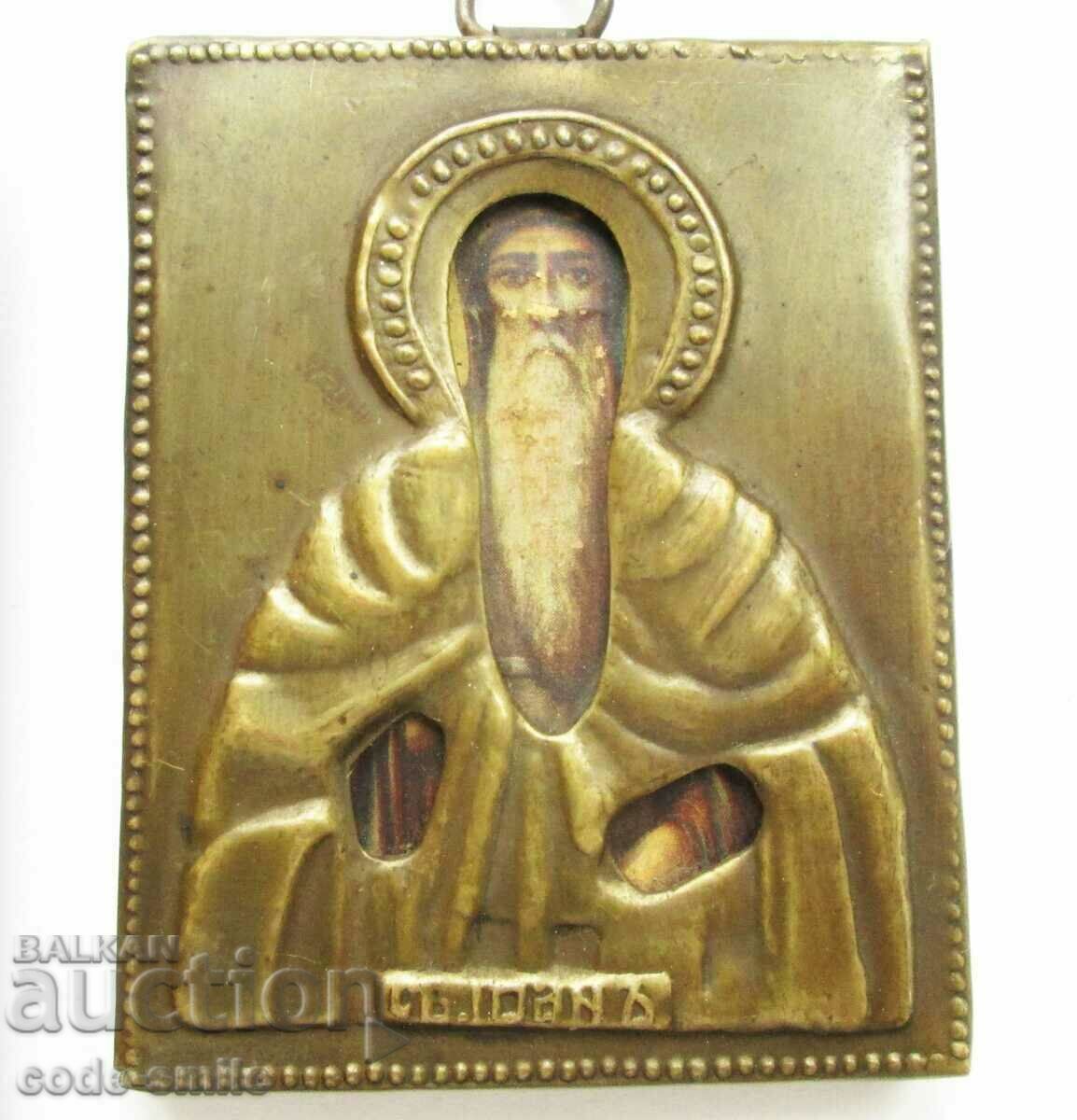 Old small icon icon of St. Ioan Rila Kingdom of Bulgaria - 7 Old small icon icon of St. Ioan Rila Kingdom of Bulgaria - 7