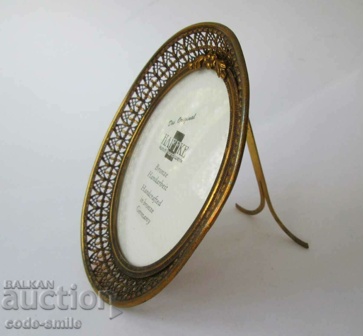 Old bronze photo frame photos handmade Germany - 5 Old bronze photo frame photos handmade Germany - 5