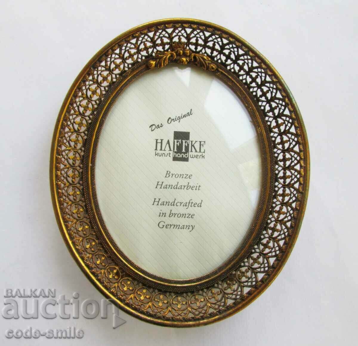 Old bronze photo frame photos handmade Germany