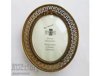 Old bronze photo frame photos handmade Germany