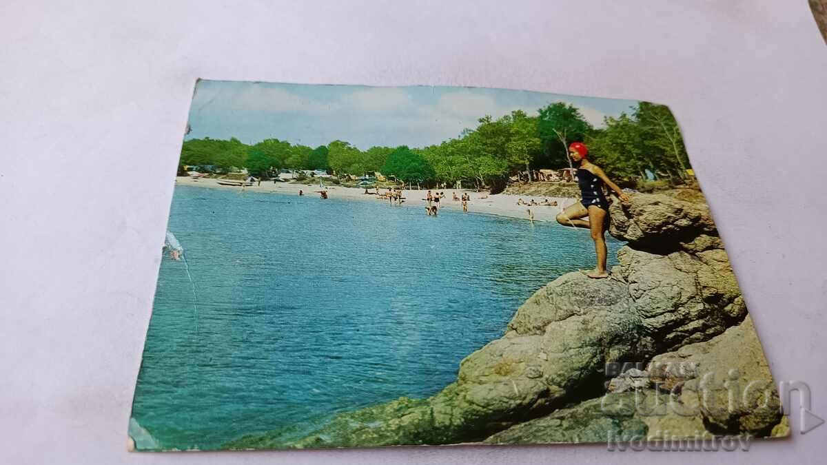 Postcard Stomoplo Beach 1968