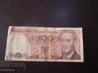 Poland 100 zlotys 1986