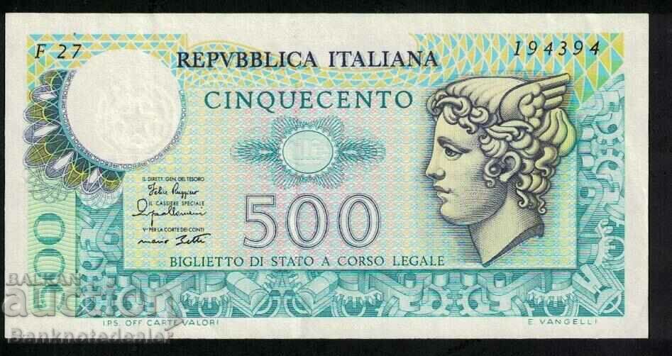 Italia 500 lire 1974 Pick 94 Ref 4394