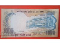 Banknote 1000 Dong South Vietnam