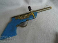 Jucărie veche din LEMN - un pistol de jucărie