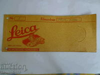 Advertising envelope case for negatives - Leica camera