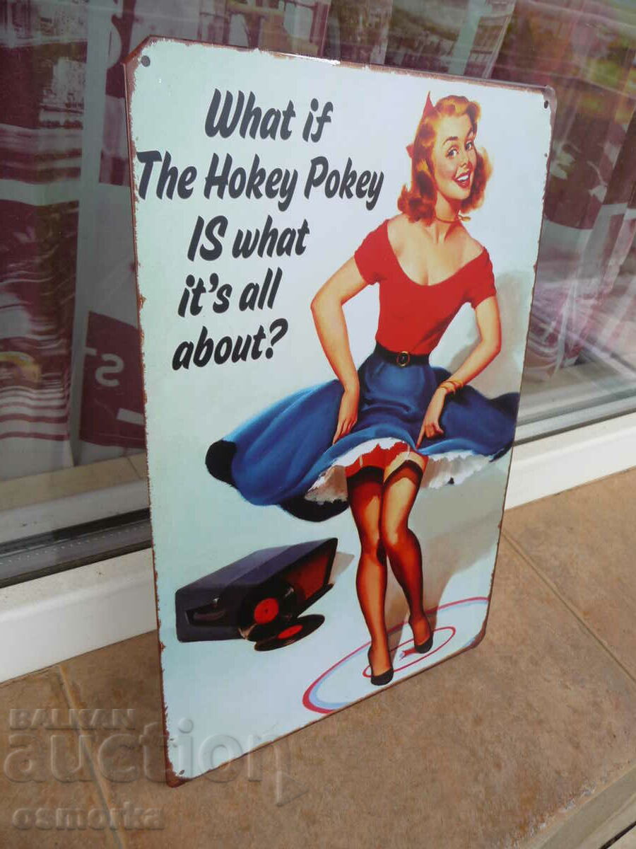 Metal Plate Erotic Hokey Pokey Dance Gramophone Bo Boards with price 18.00 BGN | € 9.20 Metal Plate Erotic Hokey Pokey Dance Gramophone Bo Boards with price 18.00 BGN | € 9.20
