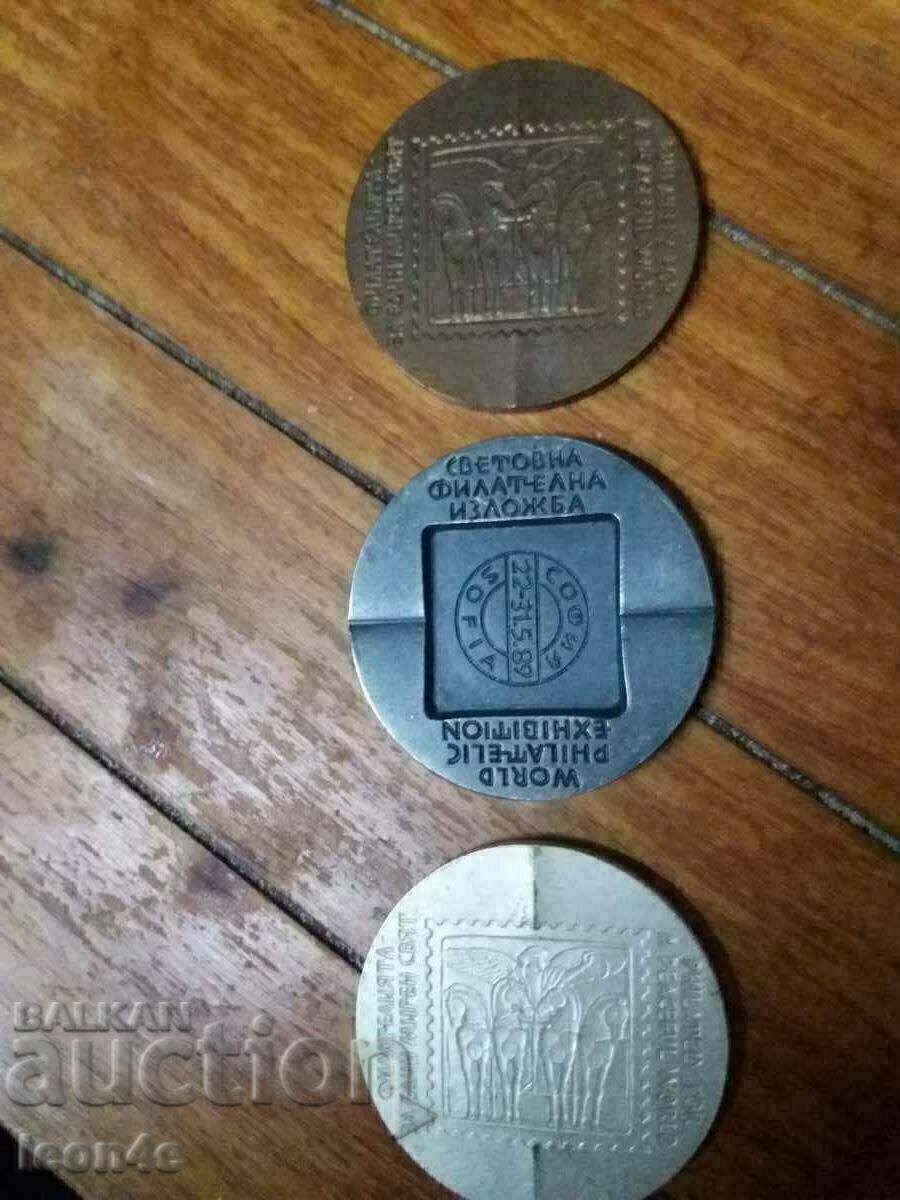 Lot Plaques Philately Lot Plaques Philately