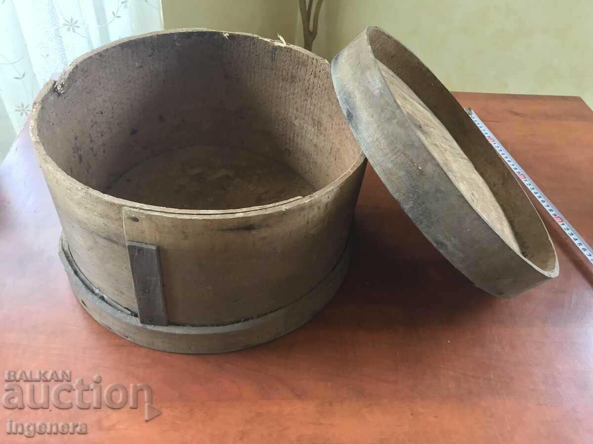 HIDDEN OLD WOODEN VESSEL FOR GRAIN AND FOOD CHINIK with price 35.00 BGN | € 17.90 HIDDEN OLD WOODEN VESSEL FOR GRAIN AND FOOD CHINIK with price 35.00 BGN | € 17.90