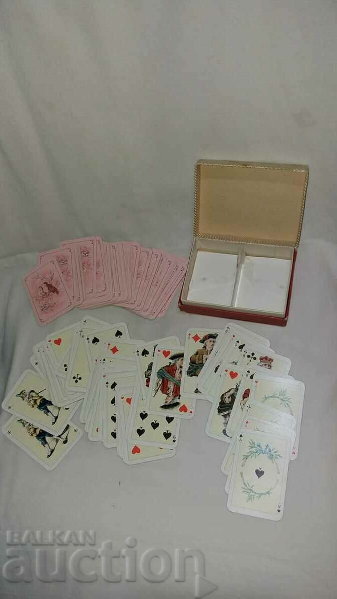 Old Mini Playing Cards--Patience