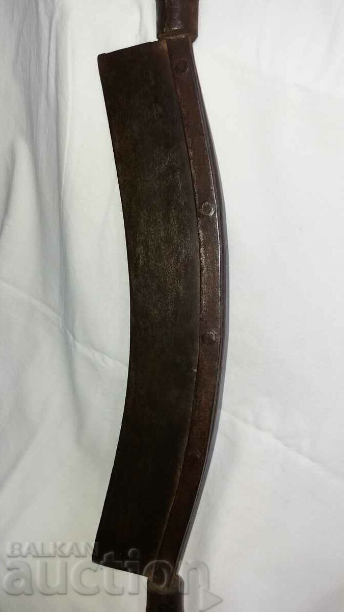 Δημοπρασία Παλιά μεγάλη λεπίδα εργαλείου από δέρμα Σαρακηνού Δημοπρασία Παλιά μεγάλη λεπίδα εργαλείου από δέρμα Σαρακηνού