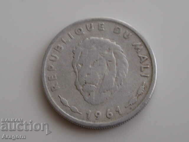 Mali 25 francs 1961; Small with price 19.99 BGN | € 10.22 Mali 25 francs 1961; Small with price 19.99 BGN | € 10.22