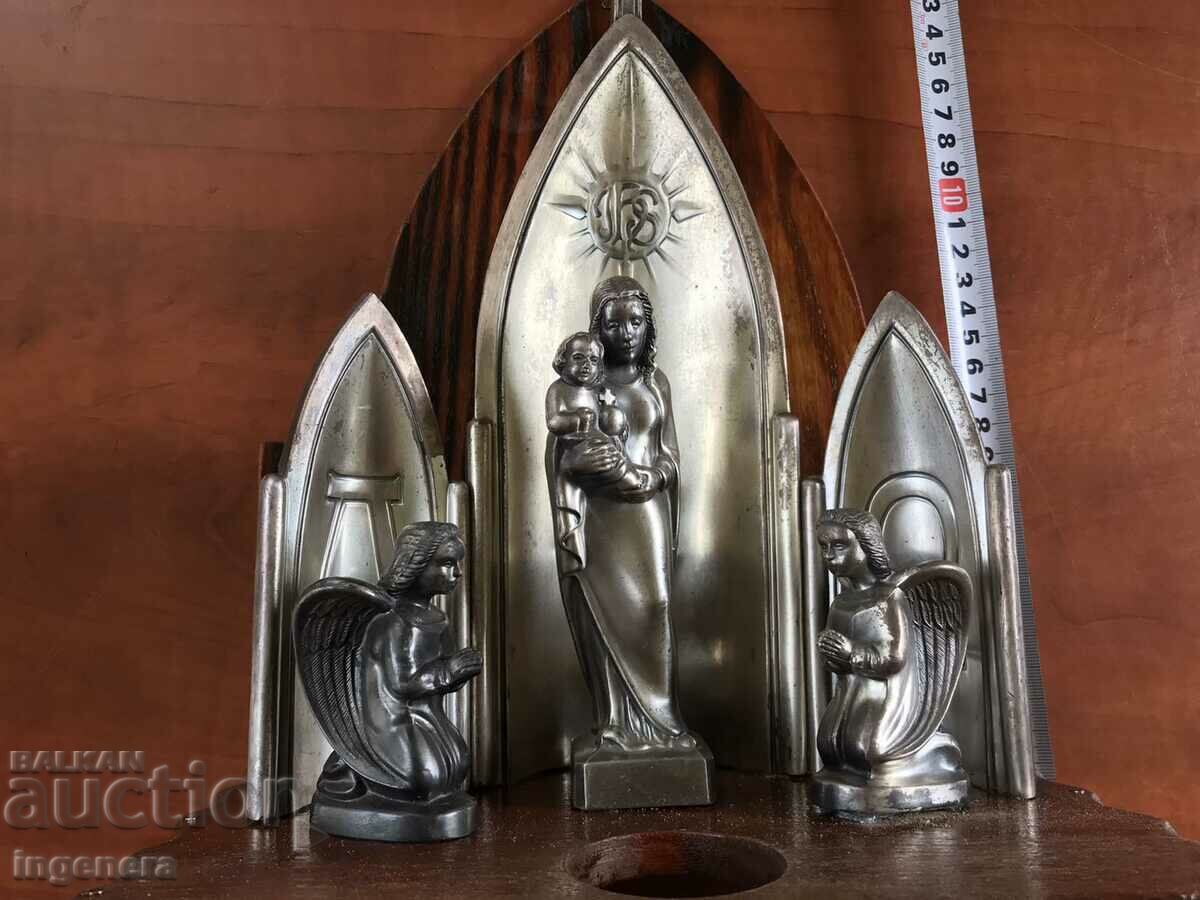Delivery of ICON ICONOSTAS METAL WOOD CARVING FIGURES