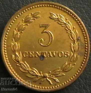 3 центаво 1974, Салвадор