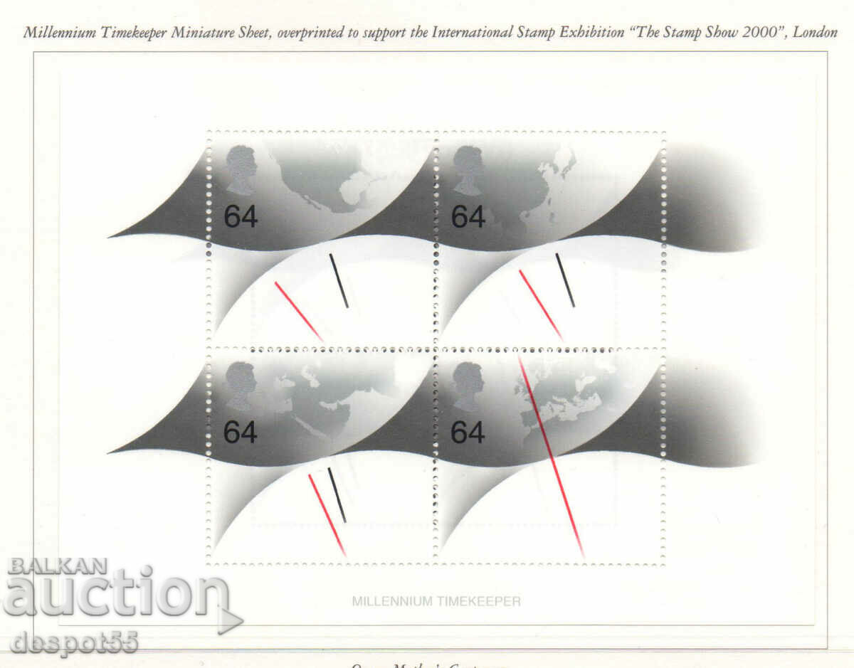 1999. Marea Britanie. Mileniu. Bloc.