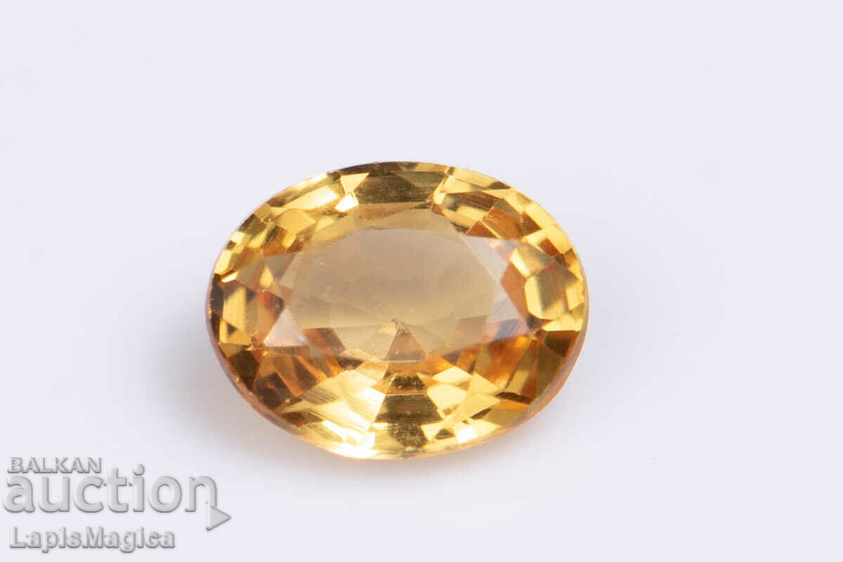 Yellow sapphire 0.29ct oval cut