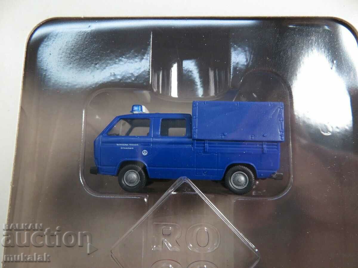Auction ROCO H0 1/87 VW BUS CIVIL DEFENSE PACKAGING TOY TROLLEY Auction ROCO H0 1/87 VW BUS CIVIL DEFENSE PACKAGING TOY TROLLEY