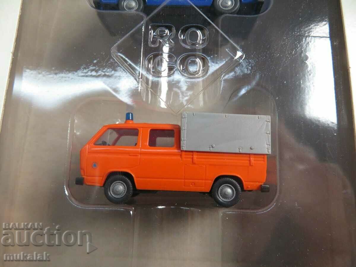 Delivery of ROCO H0 1/87 VW BUS CIVIL DEFENSE PACKAGING TOY TROLLEY Delivery of ROCO H0 1/87 VW BUS CIVIL DEFENSE PACKAGING TOY TROLLEY