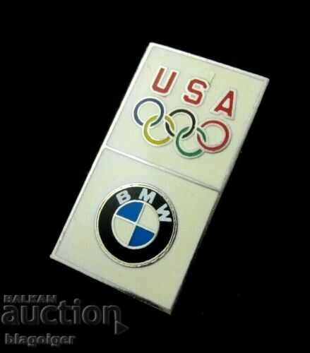 OLYMPIC BADGE-USA-BMW SPONSOR-EMAIL with price 14.00 BGN | € 7.16 OLYMPIC BADGE-USA-BMW SPONSOR-EMAIL with price 14.00 BGN | € 7.16