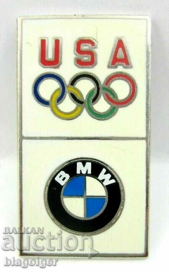 OLYMPIC BADGE-USA-BMW SPONSOR-EMAIL