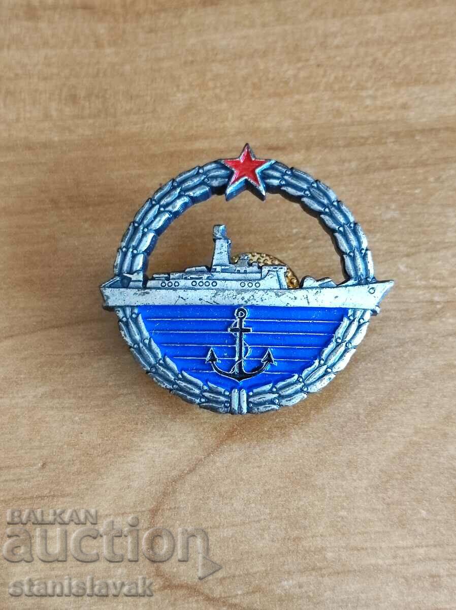 Insigna rară a marinei iugoslave