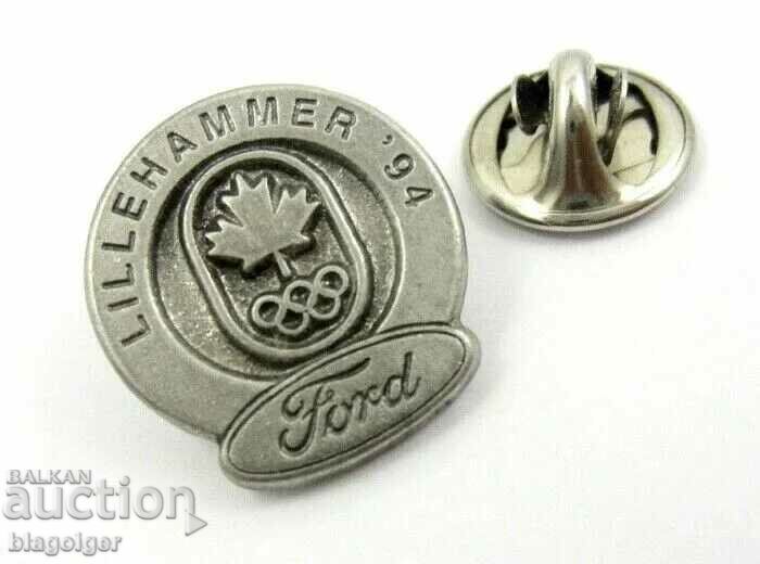 CANADIAN OLYMPIC BADGE-FORD FORD SPONSOR-LILEHAMMER with price 14.50 BGN | € 7.41 CANADIAN OLYMPIC BADGE-FORD FORD SPONSOR-LILEHAMMER with price 14.50 BGN | € 7.41