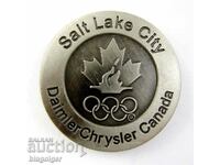 CANADIAN OLYMPIC BADGE-CHRYSLER SPONSOR