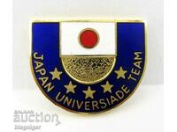 UNIVERSIAD-1961-VECHI JAPONIA BADGE-SMALT-TOP