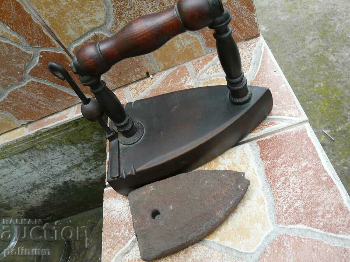 Delivery of Old authentic iron on fire Delivery of Old authentic iron on fire