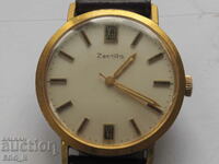 Men's Zentra gold-plated watch