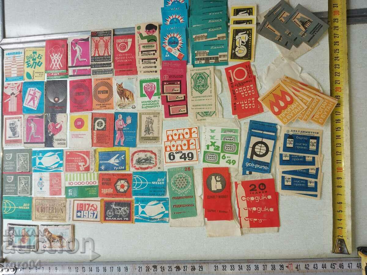 LABELS - MATCHES - ARE THERE FILUMENISTS? - 7 LABELS - MATCHES - ARE THERE FILUMENISTS? - 7