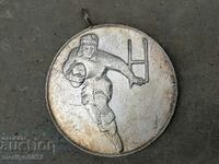 Insigna Rugby locul 2 CS BSFS medalie argint